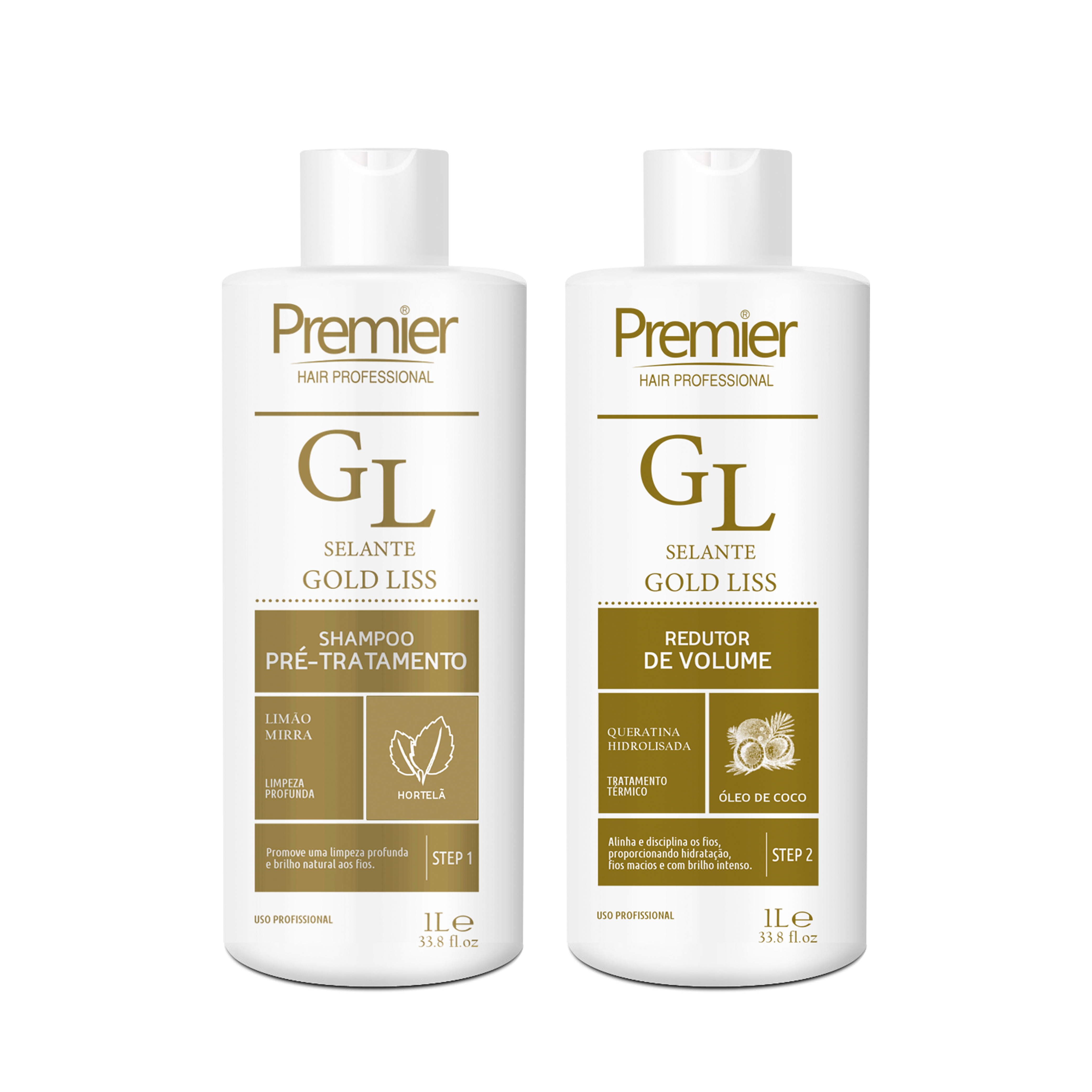 Kit Cabeleireira Iniciante Produtos Premier Hair 30 Itens